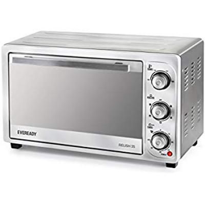 Eveready Relish 28 1500-Watt Oven Toaster Grill (Silver)