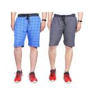 Ezee Sleeves Checked Shorts Pack of 2...