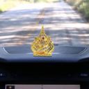 FABZONE Fabzone God Ganesh Car Dashboard Statue Lord Ganesha Idol Bhagwan Ganpati Spiritual Puja Vastu Showpiece Figurine - Religious Pooja Mandir Gift Item Decorative Showpiece...
