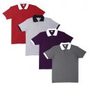 FLEXIMAA Men's Regular Fit Polos (Pack of 4)...