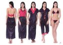 Fabme Women's Satin Dressing Gown...