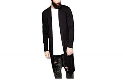 Finger's Men's Casual Cotton Blend Cardigan