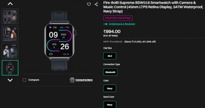 Fire-Boltt Supreme BSW018 Smartwatch