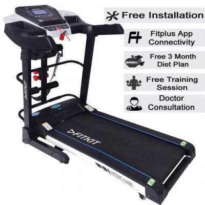 Fitkit FT200 Series 2.25HP (4.5HP Peak) Motorized Treadmill With Free Diet & Fitness Plan