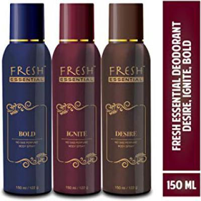 Fresh Essential No Gas Deodorant Starting Rs.99