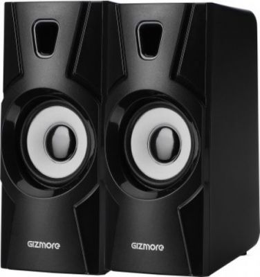 GIZMORE TWIN 2010 10 W Laptop/Desktop Speaker (Black, 2.0 Channel)