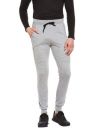 GRITSTONES Grey Melange Regular Fit Track Pant for Men GSTRKPNT1535GMEL...