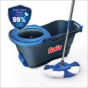 Gala Turbo Spin Mop (Grey and blue), 4 Pcs...