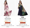 Gerorgette & Silk Sarees up to 90% Off...