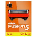 Gillette Fusion Manual Blades for men - 10 count...