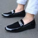 Global Rich Black Mens Shining Casual Shoes for Partywear...