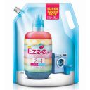 Godrej Ezee 2-in-1 Liquid Detergent + Fabric Conditioner (Fabric Softener) - 2kg Pouch, For Regular Clothes...