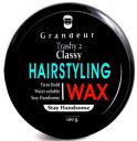 Grandeur Hair Wax for Men 100g with vitamin E & Almond oil, | Firm Hold | Stay Handsome | Clay wax...