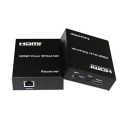 HDMI RJ45 CAT5E CAT6 Extender/Repeater Transmitter Receiver Over LAN (120M, Black)...