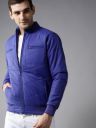 HERE&NOW Men Blue Solid Bomber Jacket...