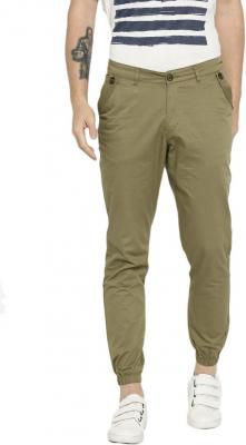 HRX by Hrithik Roshan Regular Fit Men Green Trousers