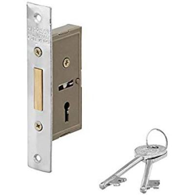 Harrison H-0609 38mm Iron Three Lever Dead Mini Super Lock Set (Silver)