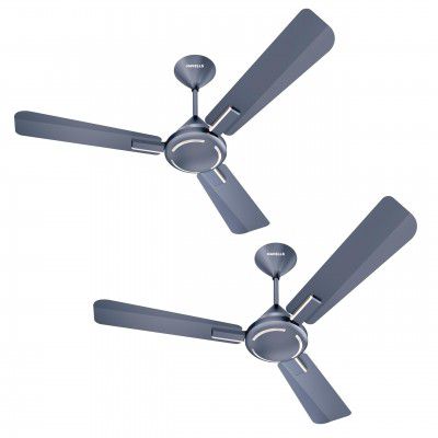 Havells 1200Mm Ambrose Es Ceiling Fan  (4 stars,Pack Of 2,Nickel Saphire)