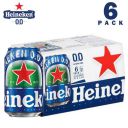 Heineken 0.0 % Non Alcoholic Lager Beer - Can, 6 x 330ml...