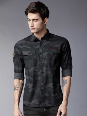 Highlander Men Printed Casual Multicolor Shirt
