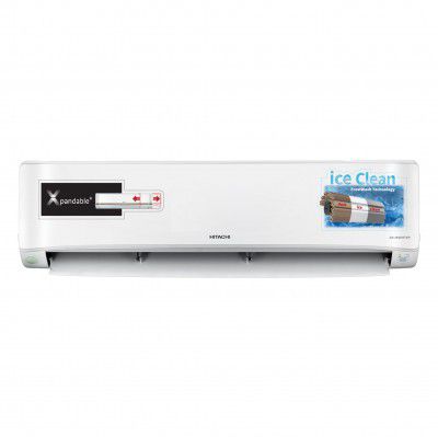 Hitachi 1.5 Ton Class 3 Star, ice Clean, Inverter Split AC (100% Copper - 3400FXL RAS.G318PCBIBF, White)