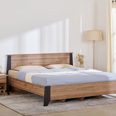 Home Centre Helios - Amberly TRAPEZ Queen Bed Without Storage