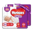Huggies Wonder Pants, Extra Small Size Diapers Combo Pack of 2, 24 Counts Per Pack, 48 Counts...