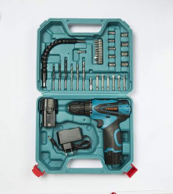 IZOM 12v Cordless Drill Set(Set of 38 in Blow Mould Case)