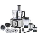 Inalsa Food Processor INOX 1000-Watt With Blender Jar / 304 Grade SS Dry Grinding / Chutney Jar / 7 Accessories | 2 Yr Warranty on Motor |Centrifugal/ Citrus Juicer | (Black/Silver)...