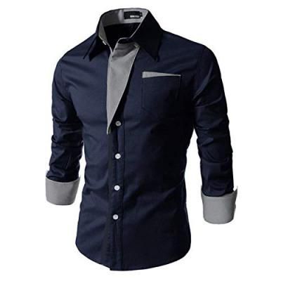 IndoPrimo Men's Cotton Casual Shirt for Men Full Sleeves