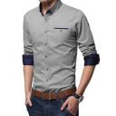 IndoPrimo Mens Cotton Casual Shirt for Men Full Sleeves...