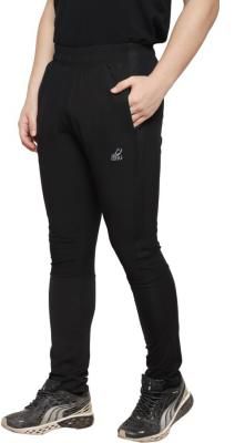 Ishu Solid Men Black Track Pants