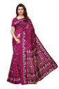 J B Fashion Women's Bhagalpuri Multi Color Saree With Blouse Piece...