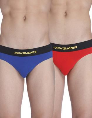 Jack & Jones Men's Cotton Brief (Pack of 2)