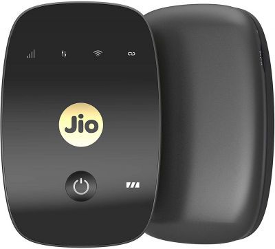 JioFi 4G Hotspot M2S 150 Mbps Jio 4G Portable Wi-Fi Data Device (Black)