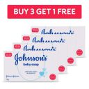 Johnson's Baby Soap 75g (Buy 3 Get 1 Free)...