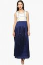 KASHISH Womens Round Neck Embroidered Sleeveless Gown...