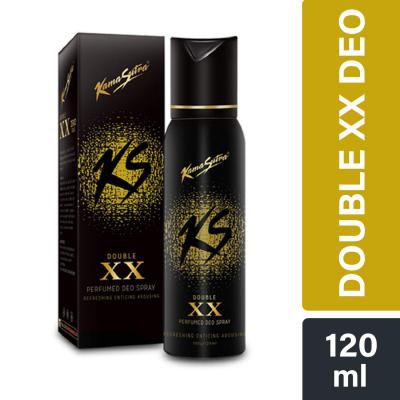 KamaSutra Double XX Perfumed Deodorant Spray for Men, 120 ml