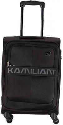 Kamiliant by American Tourister Kam Oromo Polyester 58 cms Black Softsided Cabin Luggage (KAM Oromo SP 58 cm - Black)