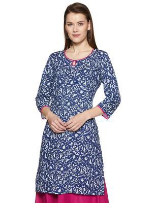 Karigari Womens Cotton A-Line Kurta