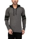 Katso Mens Cotton Hooded Stripe T-Shirt...