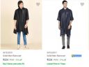 Killer, Wildcraft & Integriti Raincoats Starting @ ₹209...