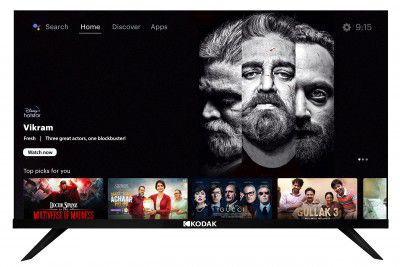 Kodak 50" Bezel-Less Design Series 4K Ultra HD Smart Android LED TV 50UHDX7XPROBL