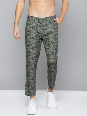 Kook N Keech Marvel Regular Fit Men Green Trousers