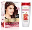 L'Oreal Paris Excellence Creme Hair Color, 3.16 Burgundy, 72ml+100g with Free Total Repair 5 Shampoo, 175ml...