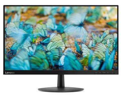 (Renewed) Lenovo L24e-20, 23.8 inch Monitor with LED Display, VA Panel, AMD Free Synch, (HDMI and VGA inputs), Raven Black