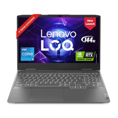 Lenovo LOQ Intel Core i5-12450H 82XV00F7IN Gaming Laptop (16GB RAM + 512GB SSD + NVIDIA RTX 4060 8GB Graphics)