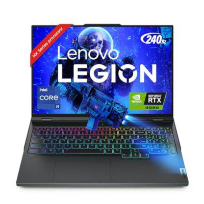 Lenovo Legion Pro 7 Intel Core i9-13900HX WQXGA-IPS 240Hz 500Nits 82WQ007TIN Gaming Laptop (32GB RAM + 1TB SSD)