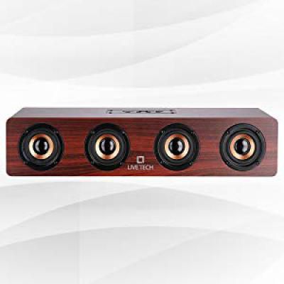 Live Tech Jalsa Wireless Wooden Speaker with Powerful Sound