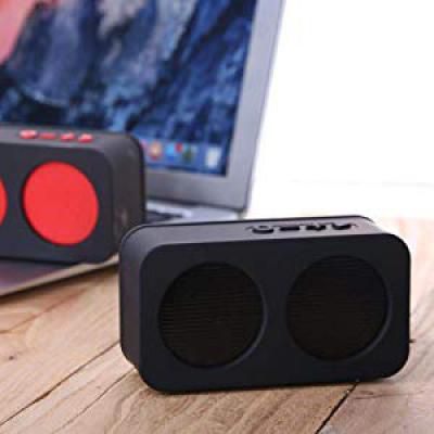 Live Tech Melody Portable Wireless Bluetooth Speakers (Black)